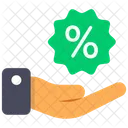 Oferta De Desconto Deducao Reducao Ícone