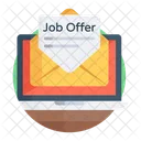 Oferta De Emprego Carta De Emprego Autorizacao De Trabalho Ícone