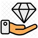 Oferta De Qualidade Qualidade Premium Diamante Ícone