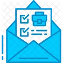 Oferta De Trabajo Negocios Correo Electronico Icon