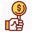 Oferta Ofrenda Mano Icono