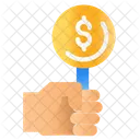 Oferta Ofrenda Mano Icono