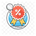 Promocional Oferta Descuento Icono