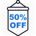 Off Discount Promo Icon