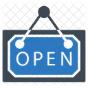 Offen Brett Hangend Symbol