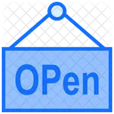 Offen Brett Hangend Symbol