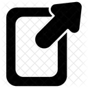 Offnen Verlinken Teilen Symbol