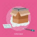 Offnen Box Paket Symbol