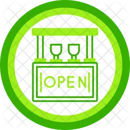 Open Bar  Symbol