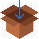 Offene Box  Symbol