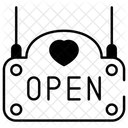 Offenes Board  Symbol