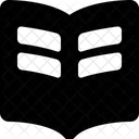 Offnen Buch Hinweis Symbol