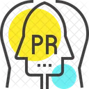 Offentlichkeit Beziehungen PR Symbol