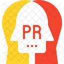 Offentlichkeit Beziehungen PR Symbol