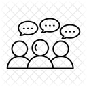 Offentliche Meinung Symbol