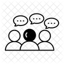 Öffentliche Meinung  Symbol