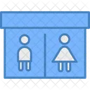 Öffentliche Toilette  Symbol