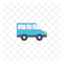 Offentlicher Kleinbus Personentransporter Reisen Symbol