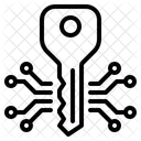 Öffentlicher Schlüssel  Symbol