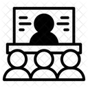 Offentliches Reden Symbol