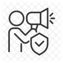 Öffentliches Reden  Symbol