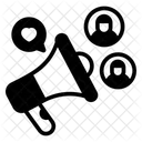 Offentlichkeitsarbeit Werbung Soziales Netzwerk Symbol