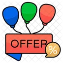 Offer Balloons Sale Balloons Discount Balloons Icon