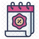 Offer Day Sale Calendar Icon
