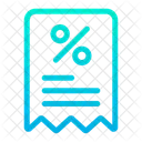 Receipt Sale Coupon Icon