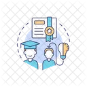 Offer learning certification  Icon