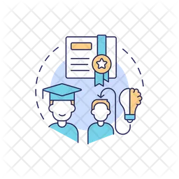 Offer learning certification  Icon