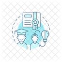 Offer learning certification  Icon