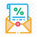 Printed Interest Letter Icon