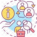Networking Share Information Icon