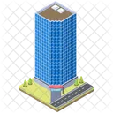 Office Building Block Building Apartments Icon