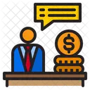 Office Business Man Message Icon