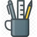 Office Cup Pen Icon