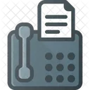 Office Phone Fax Icon