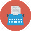 Office Paper Stenographer Icon