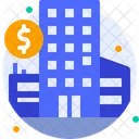 Office Building Finance Icon