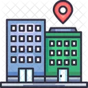Office Location Building Icon