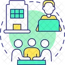 Office and co-working space  Icon