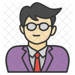 Office Assistant Icon - Download in Doodle Style