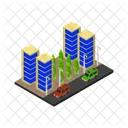 City Building Urban Icon