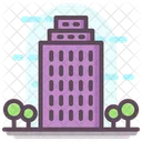 Office Building Real Estate Skyline Icon