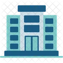 Office Building Building Fence Icon