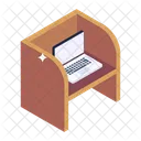 Office Table Workplace Computer Table Icon