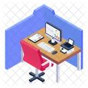 Office Room Office Cabin Working Area Icon