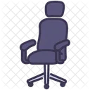 Armchair Office Furniture Icon