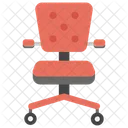 Office Chair Workplace Furniture Armchair Icon